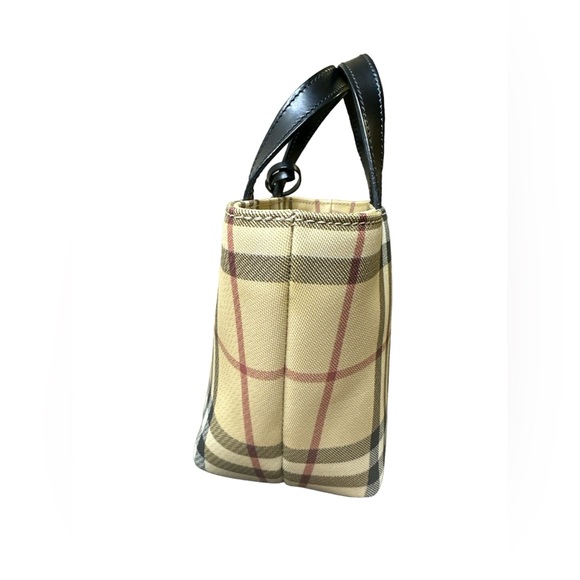 BURBERRY MINI HANDBAG NOVA CHECK PVC 🌟 AUTHENTIC 🌟 - Picture 5 of 11